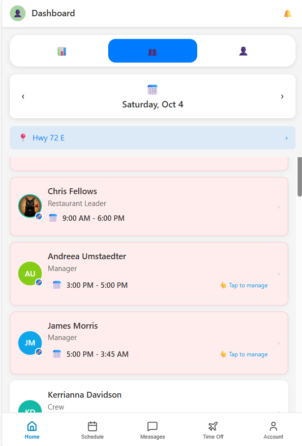Dashboard Overview