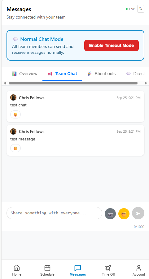 Team Messaging